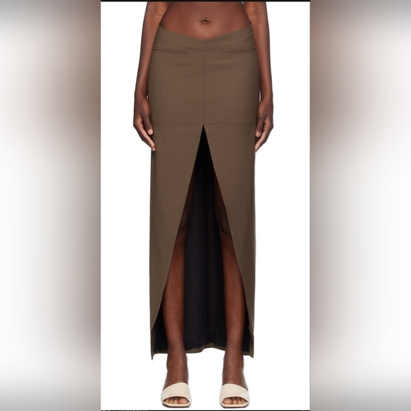 Aya Muse Dresses & Skirts - Aya Muse Castor maxi skirt in brown XS NWT